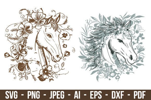 Floral Horse Head Svg Bundle: Premium Graphics & Freebies Review
