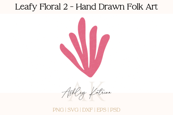 Leafy Floral 2 - Hand Drawn Folk Art Review