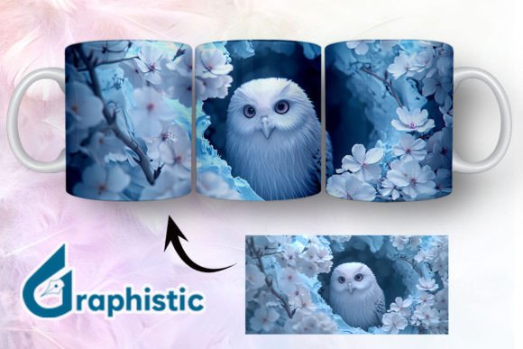 Owl Floral Break Through Mug Wrap 18 Review
