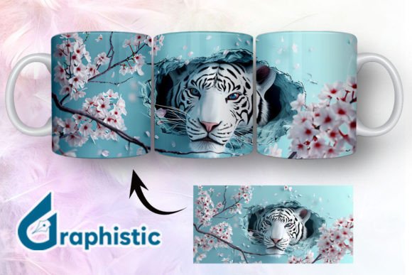 Tiger Floral Break Through Mug Wrap 07 Review