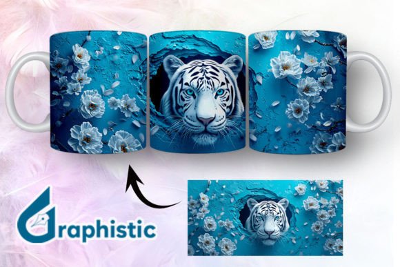 Tiger Floral Break Through Mug Wrap 08 Review