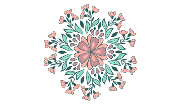 Unique Floral Round Pattern Review