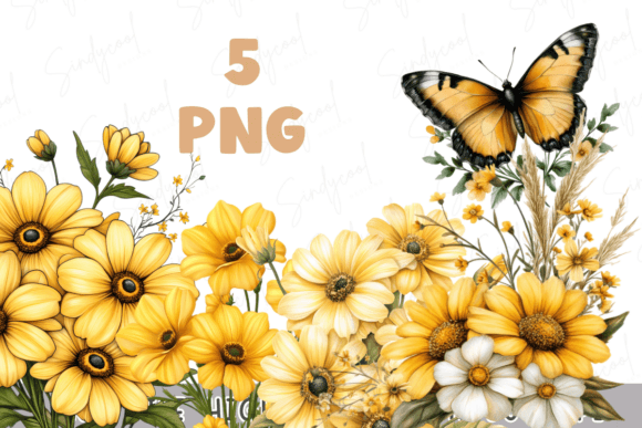 Yellow Floral and Butterfly Embroidery Design Review